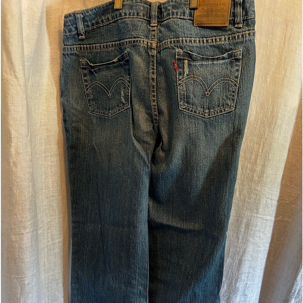 Levi's stretch flair 517. Size 161/2. Flared wade leg. Some stretch. - Picture 2 of 6